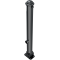 Ornamental bollard | Series 481B | � 82 mm | foldable, self-engaging lockto be fixed by plugs, with base plate 100 x 150 mm | with triangular locking mechanism acc. with DIN 3223 | without eyelet